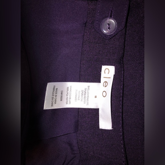 CLEO | Purple Colour Pencil Skirt Size 18 - Picture 6 of 8